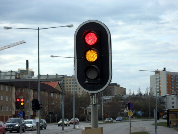 yellow traffic light 1