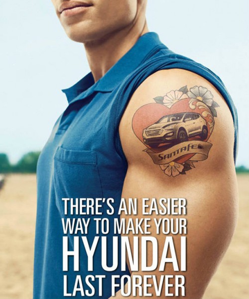 Hyundai santa fe tatoo