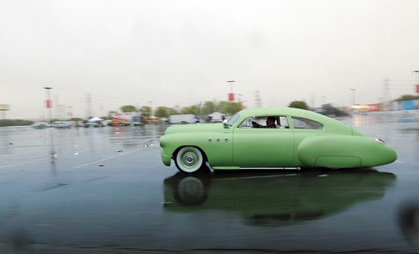 green 1949 Buick 5