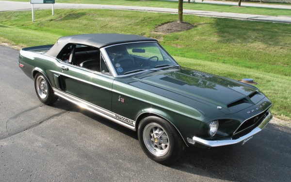 1968-Shelby-GT500-KR-Convertible-Front-Three-Quarter