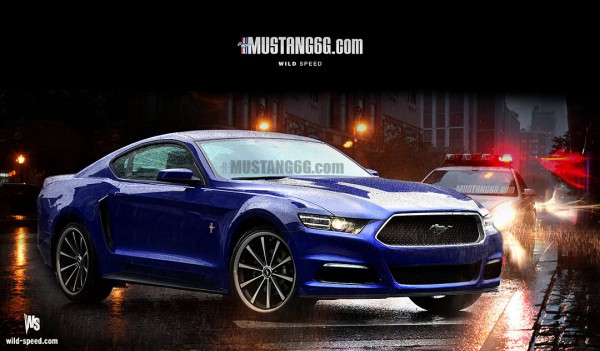 2015 Mustang Render1 (Blue) - Mustang6G