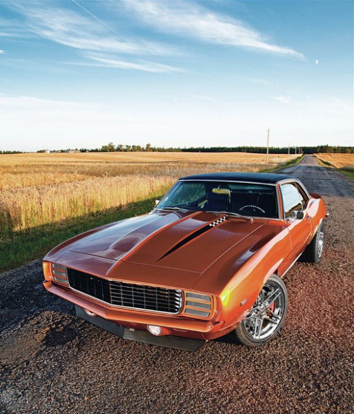 1969 chevy camaro orange 2