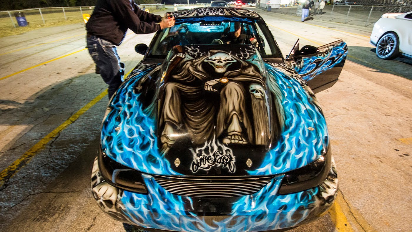 CRAZY Mustang Paint Job Insane 1600HP Nitrous Mustang Muscle Cars Zone!
