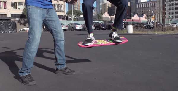 Tony Hawk the hoverboard celebrities Back To The Future movie