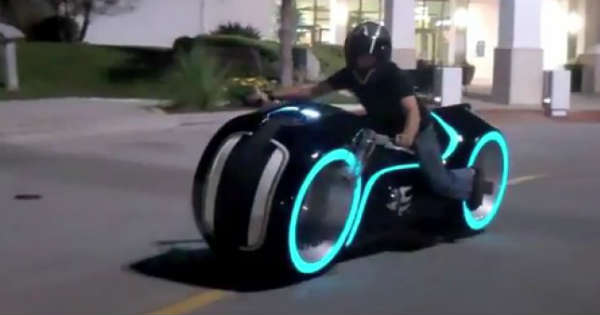 TRON BIKE Made By Mark Parker From PARKER BROTHERS CHOPPERS 2