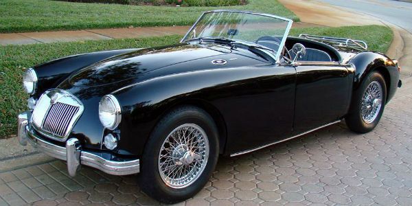 MG A 1600 roadster top 10 classic british sports cars