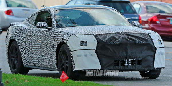 New 2018 Ford Mustang spy photos detroit 4