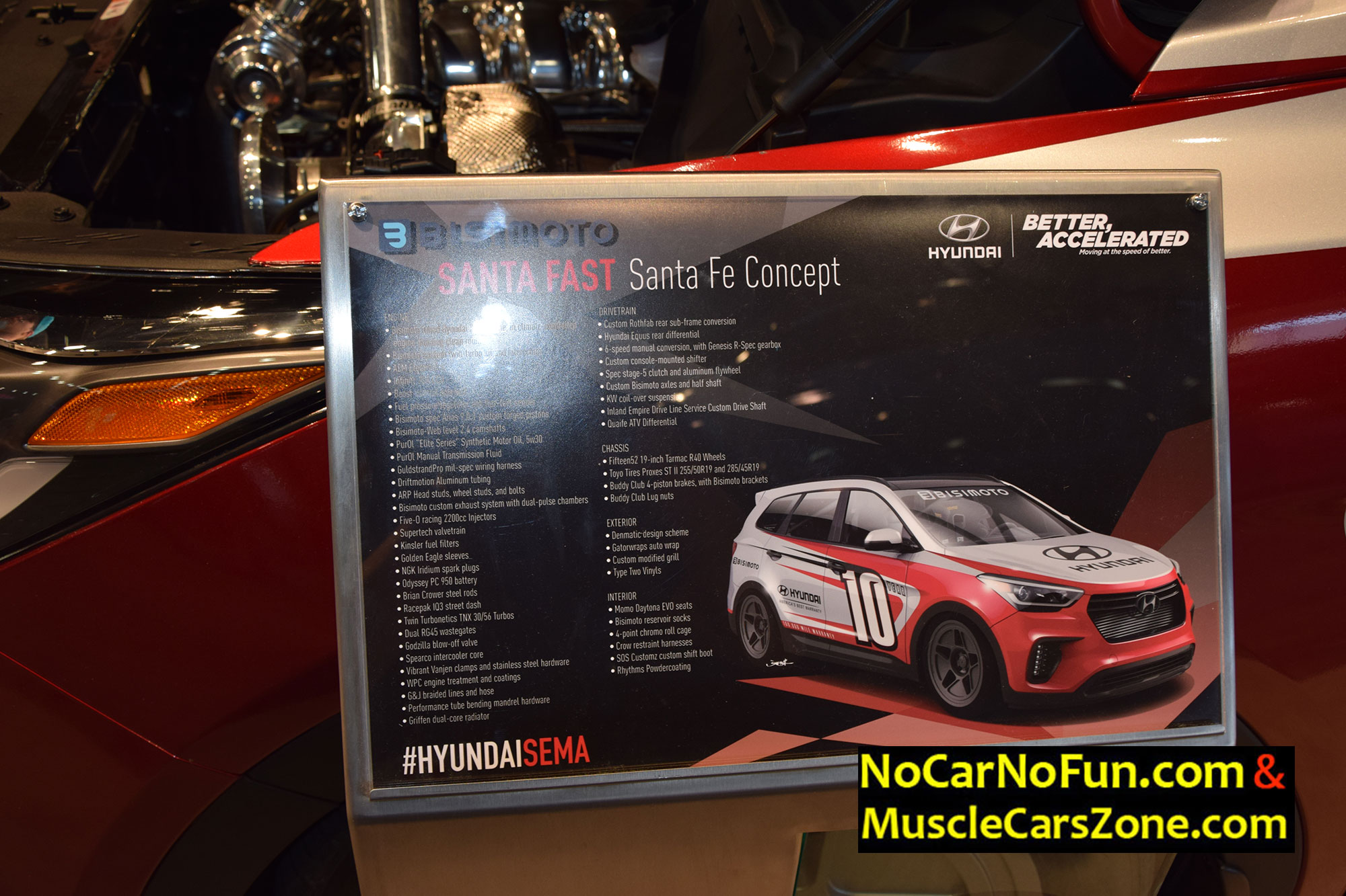 1040 HP Bisimoto Hyundai Santa Fe Santa Fast Concept 3 - Sema Show 2016 Vegas
