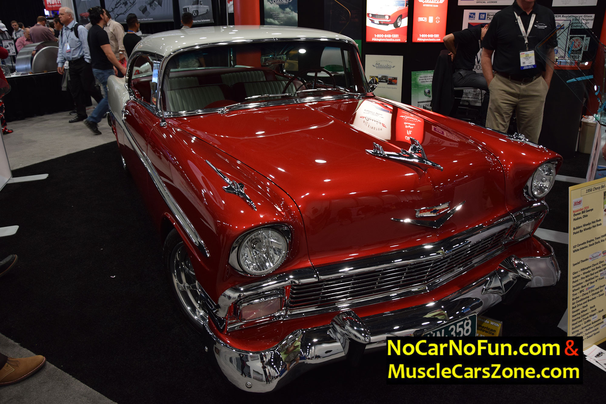 1956 Chevy Bel Air 2 door Hardtop Jessie 1 - Sema Show 2016 Vegas