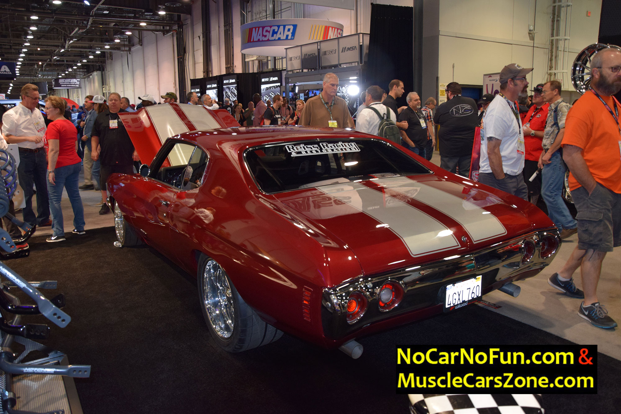 Chevrolet Chevelle Red White Stripes 2 - Sema Show 2016 Vegas