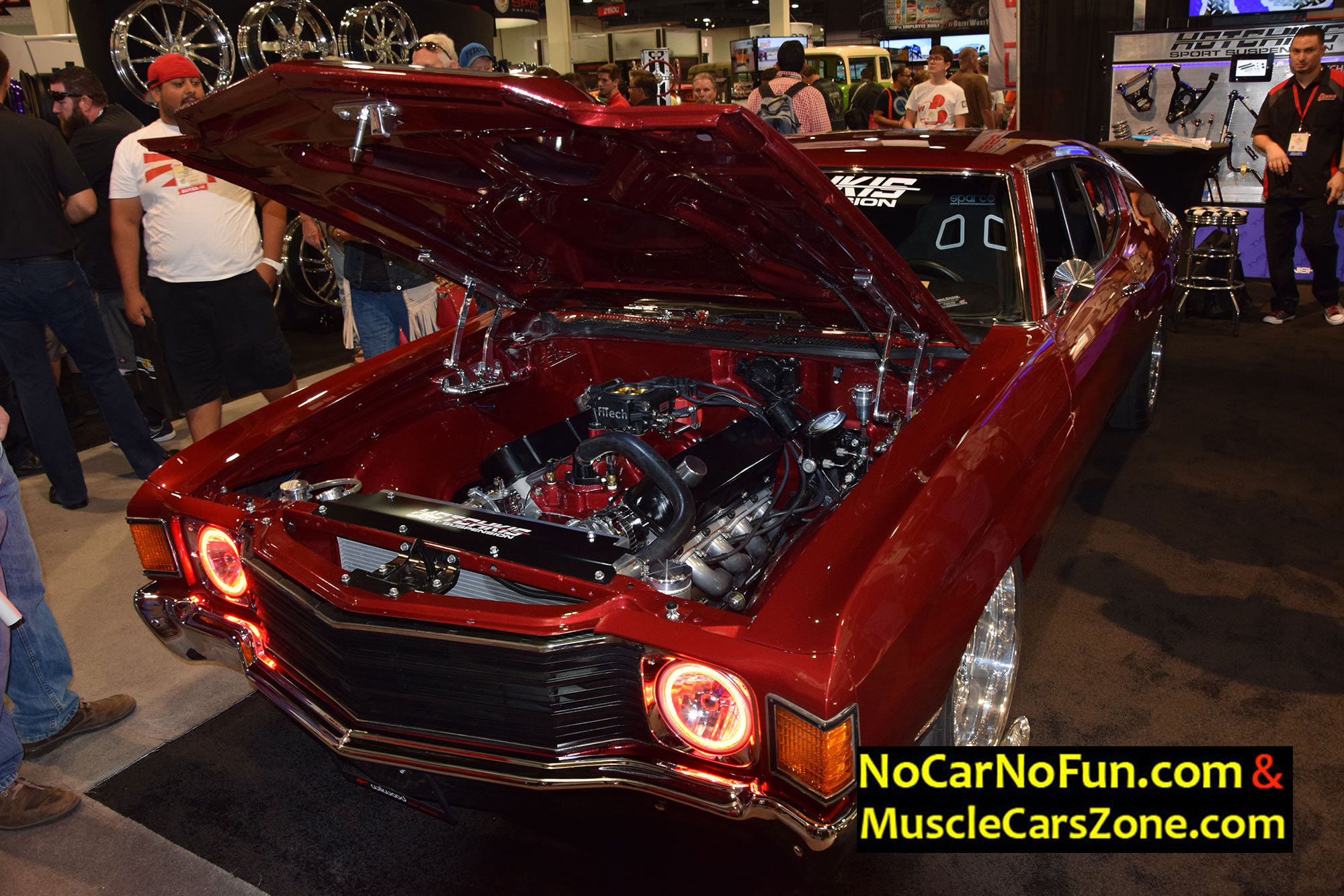 Chevrolet Chevelle Red White Stripes 3 - Sema Show 2016 Vegas