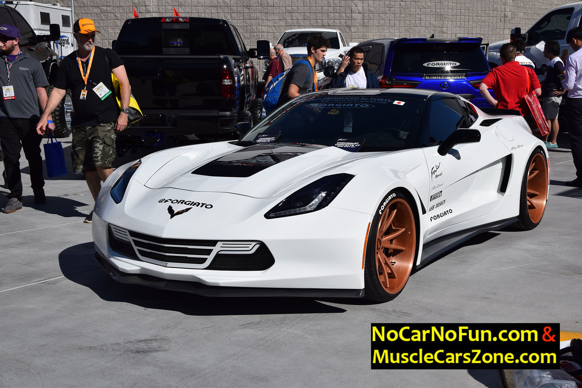 Chevrolet Corvette Z06 Forgiato Wheels 1 - Sema Show 2016 Vegas