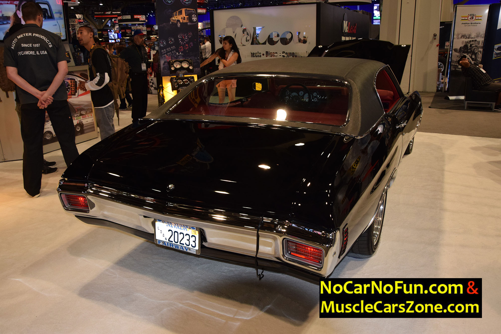 Classic Chevrolet Chevelle SS Black Red Interior 2 - Sema Show 2016 Vegas