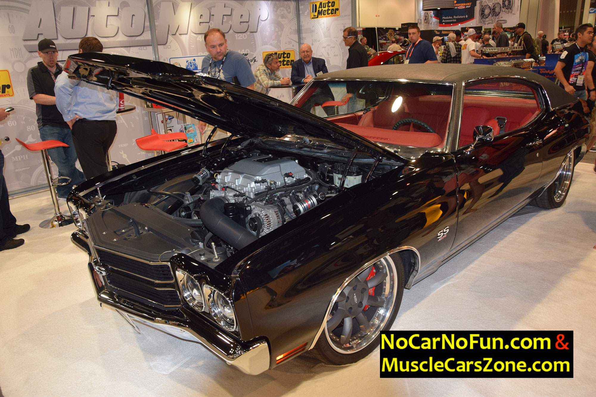 Classic Chevrolet Chevelle SS Black Red Interior 5 - Sema Show 2016 Vegas