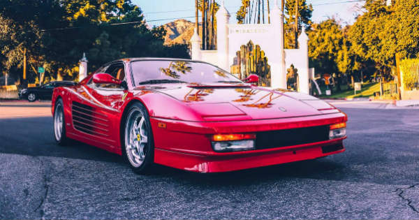 1990 Ferrari Testarossa Investment college tuition 14 years 2