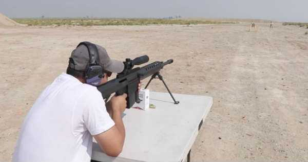 Brake Rotor Withstand a 50 Cal Rifle experiment 2