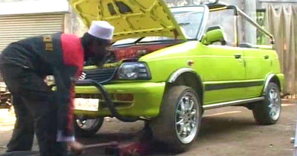 Indian Mechanic Invented DRIVELESS CAR That Runs On WATER! - Muscle