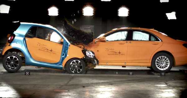 Mercedes Smart Safety Test 2