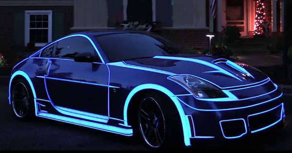 This Nissan 350Z Is A Real Life TRON Car 2