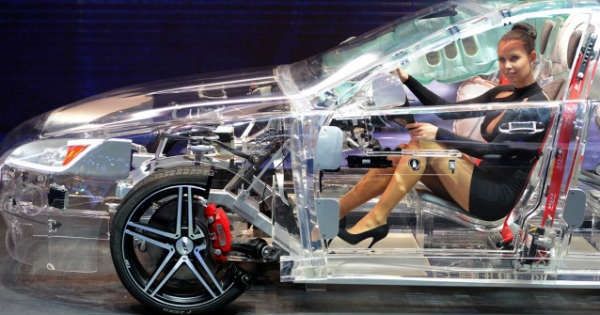 Transparent Car Build of Acrylic Showcases - Future Automotive Safety Technology 2