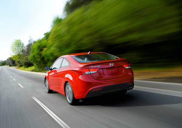 2013 hyundai elantra coupe rear