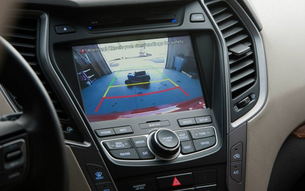 2013 hyundai santa fe rear view camera