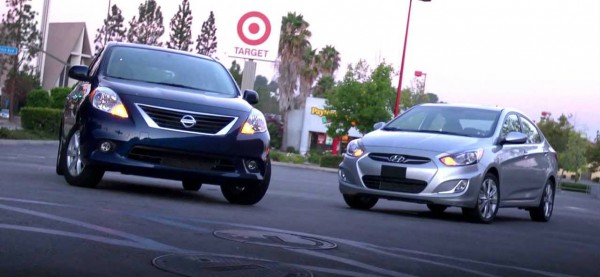 2012 hyundai accent vs 2012 Nissan Versa