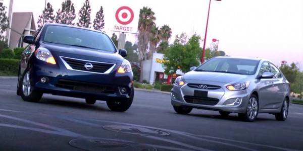 2012 hyundai accent vs 2012 Nissan Versa F