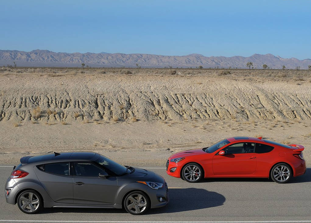 2013 Hyundai veloster turbo and genesis coupe