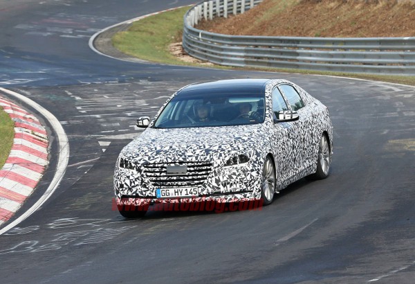 2014 hyundai genesis spy shots front