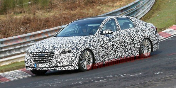 2015 Hyundai Genesis spy shots side F