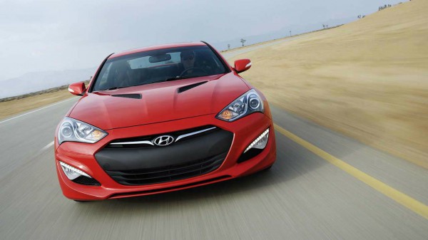 hyundai genesis coupe beach