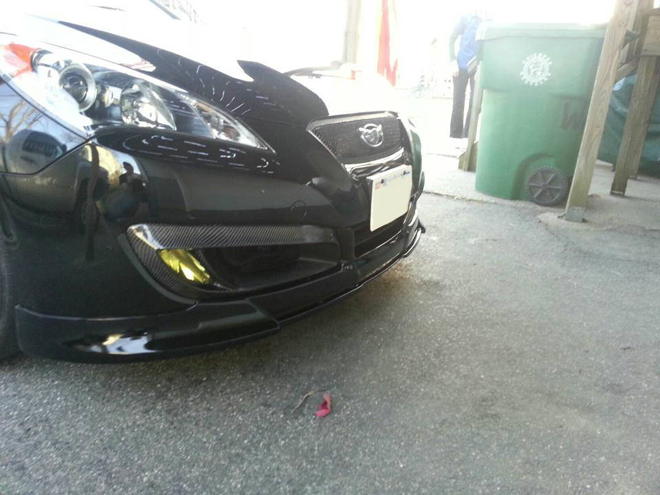 hyundai genesis coupe tuning front