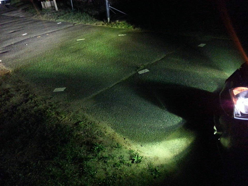 hyundai genesis coupe tuning lights at night