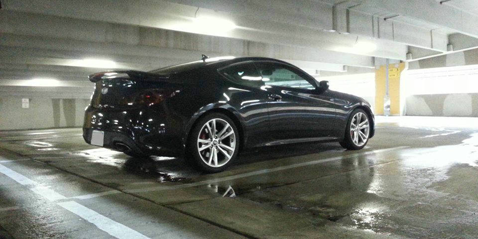 hyundai genesis coupe tuning rear f