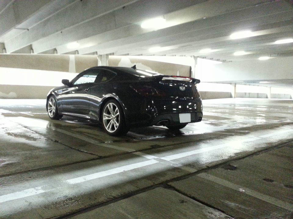 hyundai genesis coupe tuning rear side 2