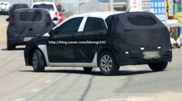 2014 hyundai i20 spy photos shoots 3