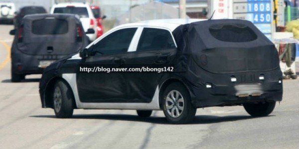 2014 hyundai i20 spy photos shoots F