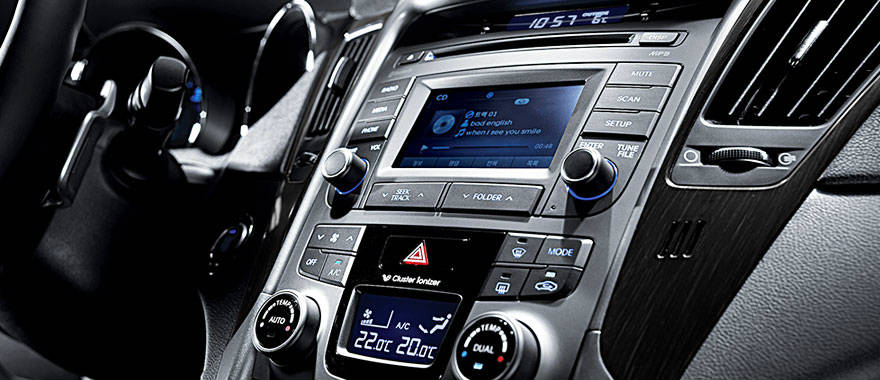 2014 hyundai sonata korean market centre console