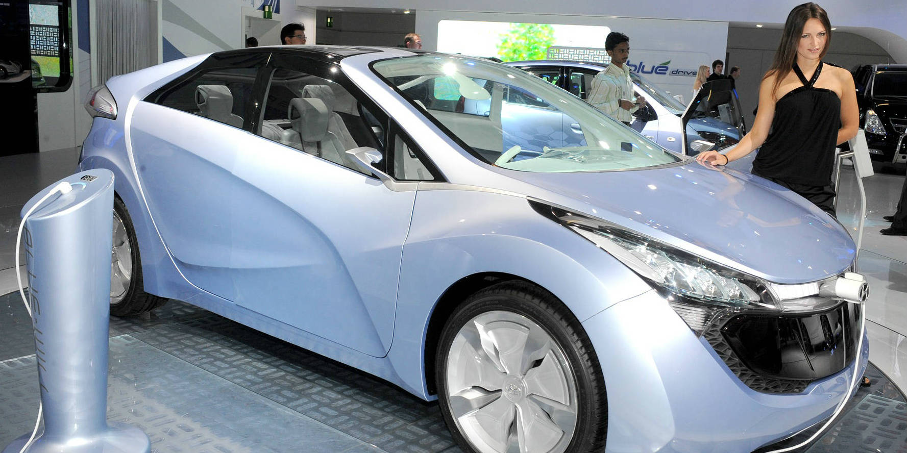 Hyundai Concept Blue electric car usa
