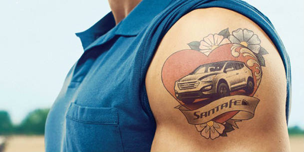 Hyundai santa fe tatoo!