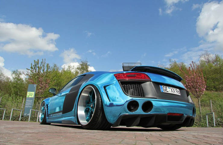 Audi R8 On Forgiato GTR Wheels 2