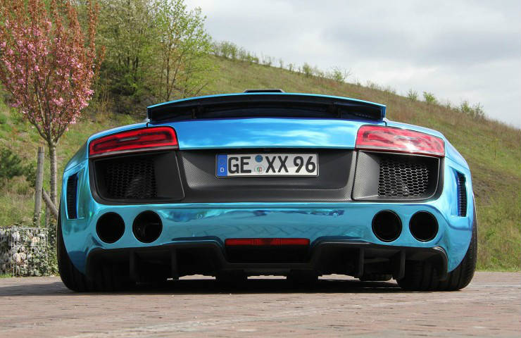 Audi R8 On Forgiato GTR Wheels 2