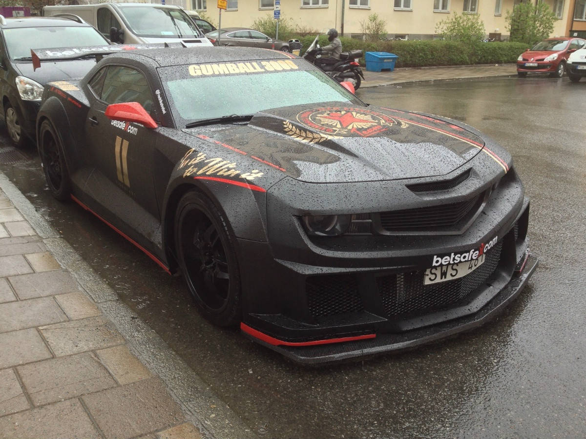 crazy camaro burnout
