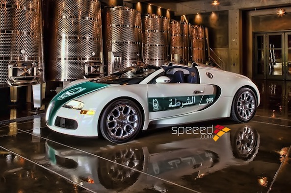 Supercars of the Dubai Police Department