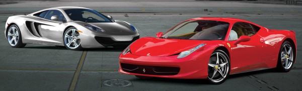 Ferrari 458 Spider vs McLaren 12C Spider 2