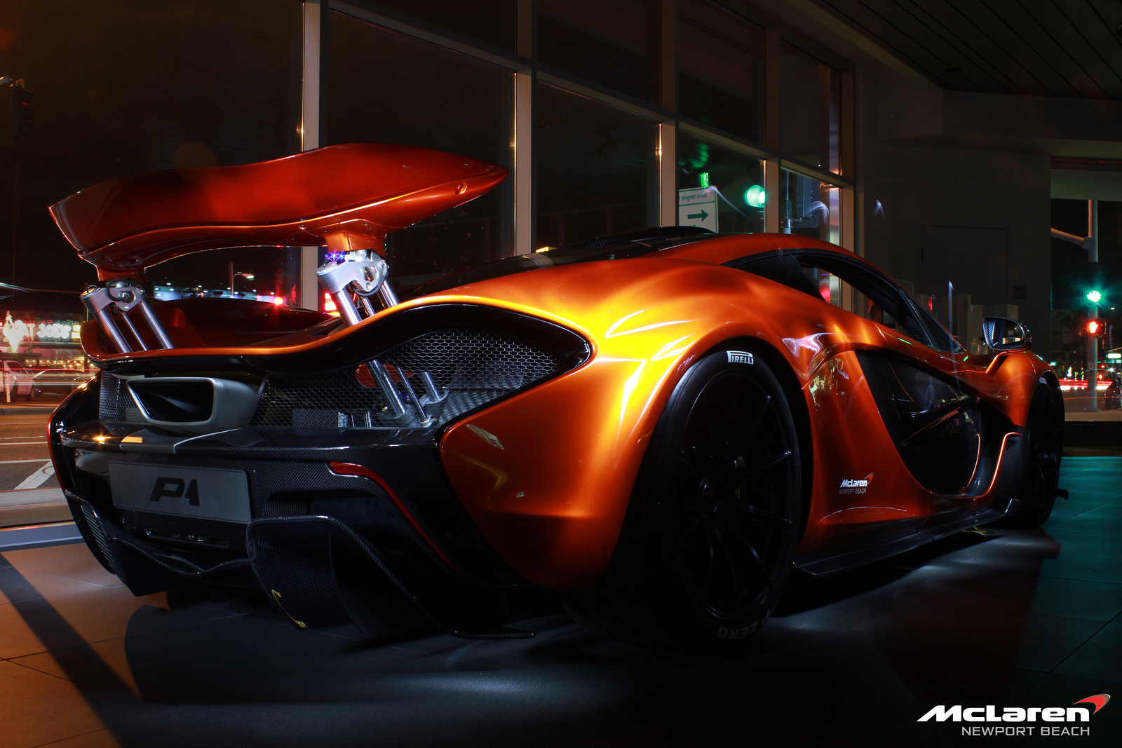McLaren P1 Supercar with Reduced Weight