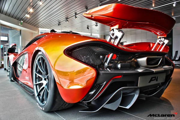 McLaren P1 Supercar with Reduced Weight