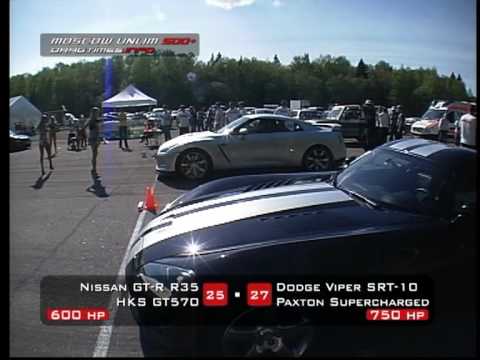 Dodge Viper vs Nissan GTR