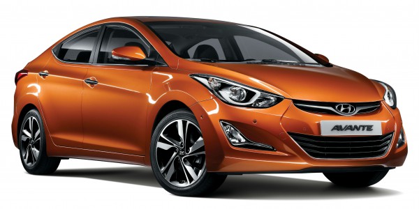 Facelifted Elantra f